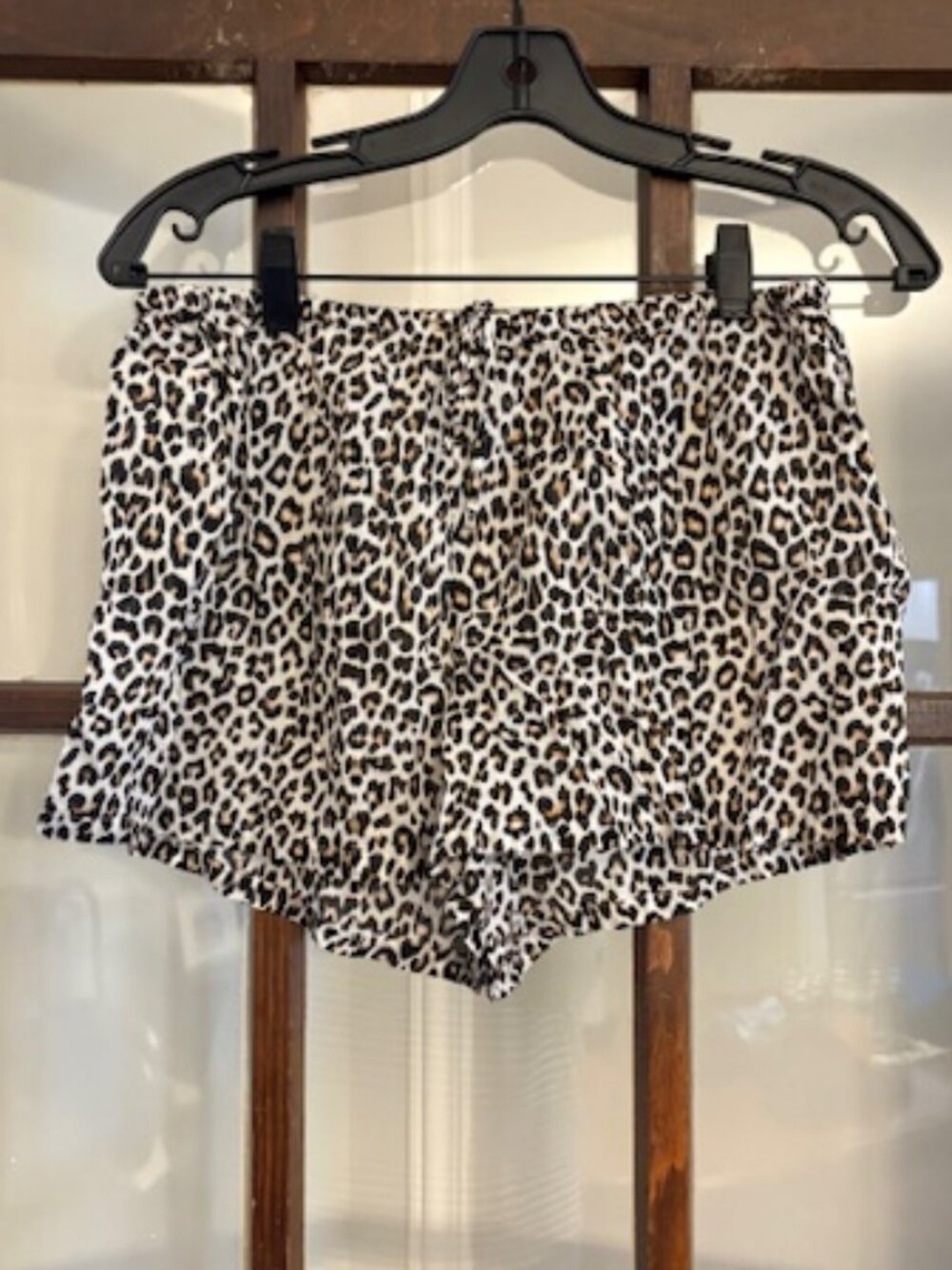 J.Crew Leopard Print Beach Shorts, Size Small